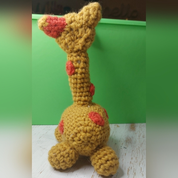 Tall Cute Crochet Giraffe Gift Idea for Animal Lover Fun Hand Crafted - Picture 8 of 10